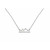 Snowflake Life Feathertop Necklace in Silver