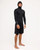 Quiksilver Highline UPF50 Hooded Long Sleeve Rashvest Mens in Black