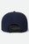 Brixton Journey MP Performance Snapback Cap in Midnight Blue