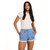 Billabong Surf Le Soleil Short Womens in Blue Horizon