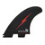 FCS II Nathan Florence PC Large Tri Fin Set in Red Bolt