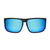 Carve Vendetta Sunglasses in Safety Matte Black Polarised Grey Blue Iridium