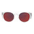 Carve Chippy Sunglasses in Safety Gloss Clear Polarised Grey Red Iridium