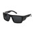 Carve Volley Sunglasses in Safety Matte Black Grey Polarised