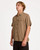 Volcom Revel Short Sleeve Shirt Mens in Earth