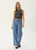 Afends Libra Sheer Drawstring Tank Womens in Charcoal