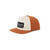 Brixton Grade Snapback Cap Mens in Whitecap Caramel