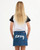 Roxy Backslider Denim Skirt Girls in Blue