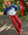 Billabong Since 73 Culture Track Pant Womens in Red Crush