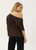 Afends Sabina Off Shoulder Tee Womens in Coffee