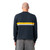 Rusty White Lines 2.0 Knitted Crew Mens in Steel Blue