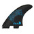 FCS II Mayhem Driver PC Carbon Large Tri Fin Set in Blue