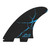 FCS II Mayhem Driver PC Carbon Large Tri Fin Set in Blue