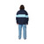 The Critical Slide Society Buzzed Panel Quarter Zip Crew Mens in Blue