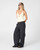 Rusty Melrose Loose Low Rise Cargo Pant Womens in Carbon
