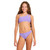 Roxy The Girls Crop Top Swim Set Girls in Dahlia Purple