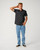 Rip Curl Paradise Palms Short Sleeve Shirt Mens in Washed Black