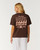Rip Curl Paradise Motel Relaxed Tee Womens in Brown
