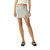 Afends Luchi Mini Skirt Womens in Silver Birch
