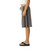 Afends Alexa Longline Short Womens in Cedar Blue Check