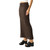 Afends Frida Seersucker Maxi Skirt Womens in Coffee