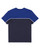 Santa Cruz Fisheye Strip Front Tee Boys in Dark Blue