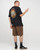 The Mad Hueys Caught Fk Skull Tee Mens in Black