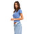 Roxy Waikiki Sun Fitted Tee Womens in Bijou Blue