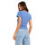 Roxy Waikiki Sun Fitted Tee Womens in Bijou Blue