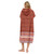 Roxy Stay Magical Printed Hooded Towel Womens in Dusty Orange