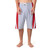 Rusty Refract Fixed Waist Boardshort Mens in Stone Grey