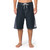 Rusty Carnage Hybrid Waist Boardshort Mens in Black 1