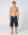 Rusty Carnage Hybrid Waist Boardshort Mens in Black 1