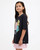 Roxy Mermaid Tee Girls in True Black