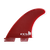 FCS II Accelerator PG Large Tri Fin Set in Rust Red