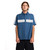 Quiksilver Genetic Short Sleeve Shirt Mens in Dark Denim