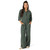 Oneill Faye Long Sleeve Jumpsuit Womens in Hunter Green