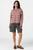 Oneill OG Kyra Long Sleeve Crop Polo Top Womens in Apple Butter
