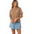 Oneill OG Salty Circle Surfer Easy Tee Womens in Carob Brown