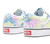 Vans Comfycush Old Skool Tie Dye Shoes in Orchid True White