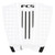 FCS Julian Wilson Tail Pad in White Black