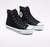 Converse CTAS Pro Hi Suede Shoes in Black Black White