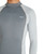 Oneill Psycho UV Long Sleeve Rashvest Mens in Smoke Cool Grey