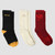 Nike SB Everyday Max Lightweight Crew Socks 3 Pack in Multi Red White Black