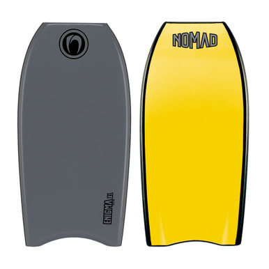 Nomad Enigma XL EPS Cres 45in Bodyboard in Grey Yellow