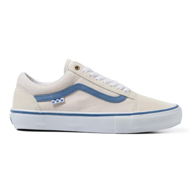 Vans Skate Old Skool Raw Canvas Shoes Mens in Classic White