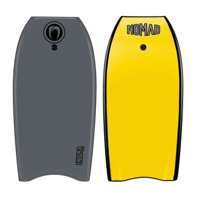 Nomad Enigma EPS Cres 40in Bodyboard in Dark Grey Yellow