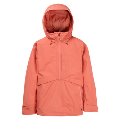 Burton Pillowline Gore-Tex Anorak Jacket 2025 Womens in Peach Echo