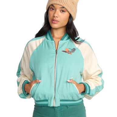 Billabong Dream Vacation Jacket Womens in Misty Blue