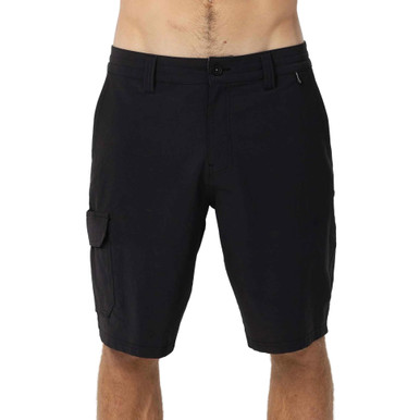 Oneill Traveler Cargo 20in Hybrid Shorts Mens in Black TRIGGER